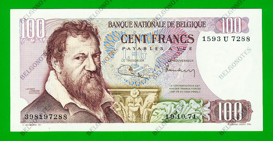 100 Francs Type Lombard 1971 **AUNC** Lot 1902617288