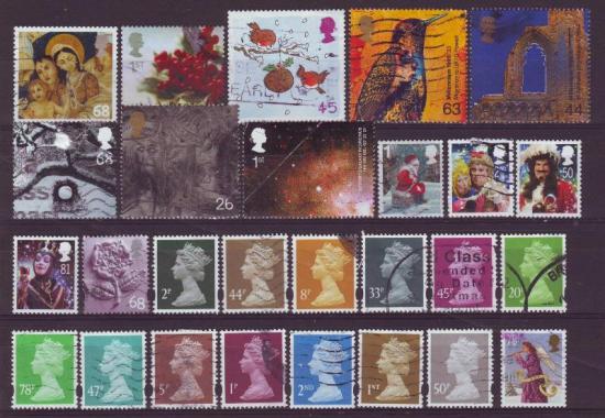 Postzegels: Lotje Groot-Brittannië 