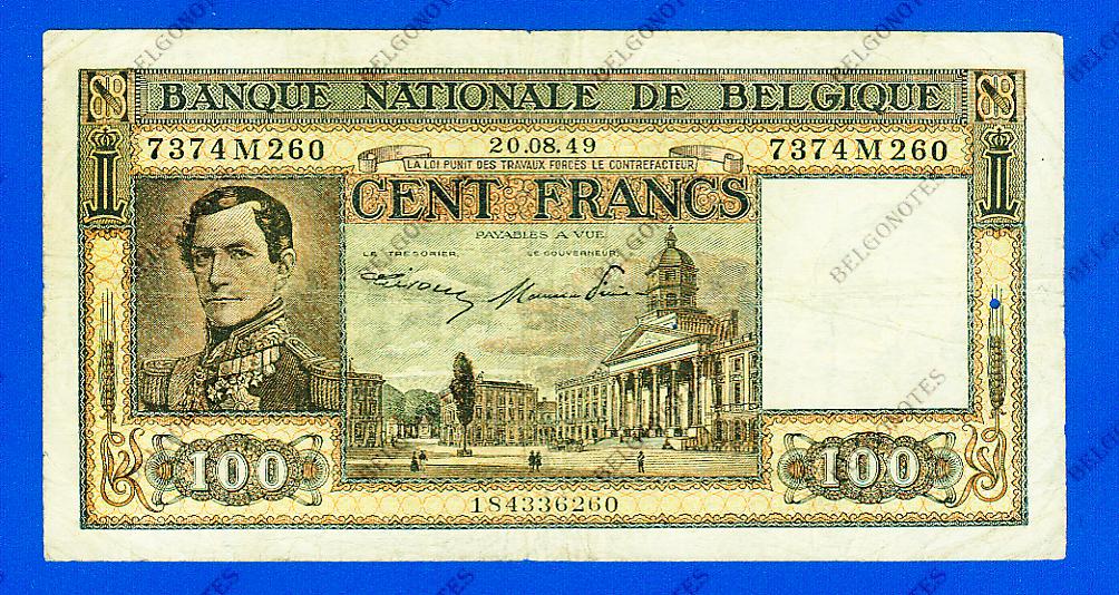100 Francs Type Dynastie*1949*Lot 1902616260
