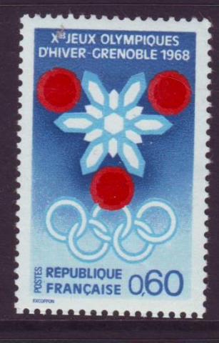 Frankrijk postfris100 Olympische winterspelen 