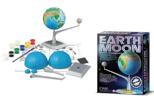 Modelbouwdoos Aarde en Maan modelkit - Educatief Speelgoed