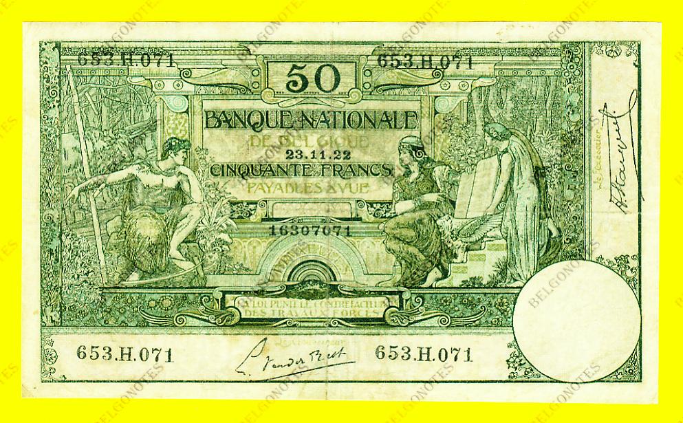 50 Francs Type Montald 1922*Lot 1902617071