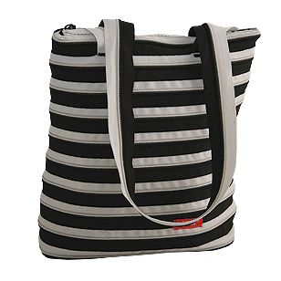 Zipit Tango Handtas Zwart + Wit