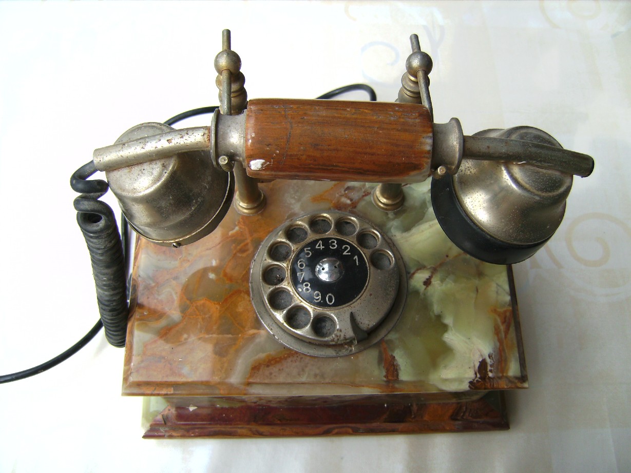 oude telefoon (marmer)