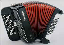 HOHNER do1, 72bassen, 4registers, SPLINTERNIEUW