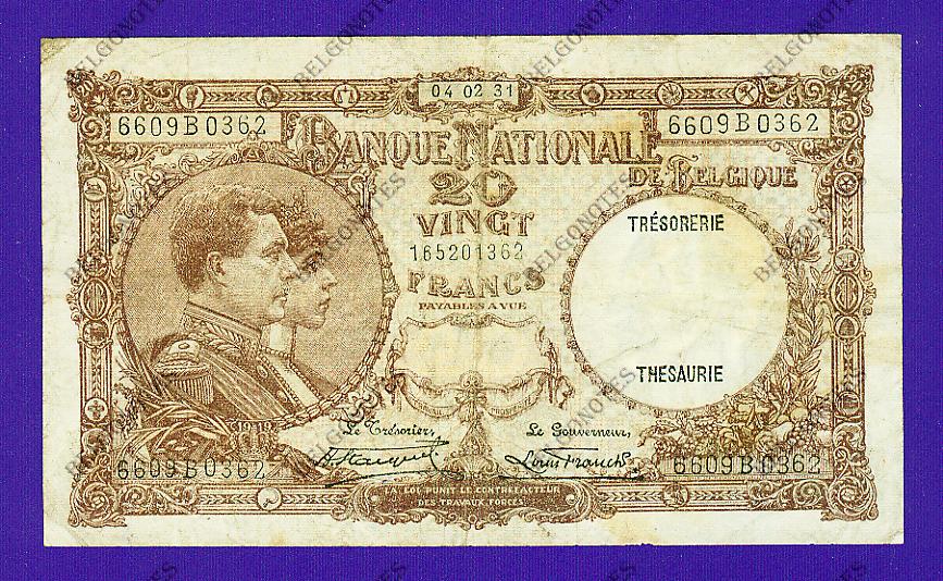 20 Francs Type '1919' *1931*Lot 1902610362
