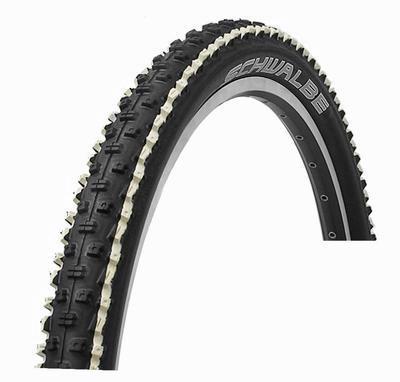 SCHWALBE NOBBY NIC ZWART/WIT 26X2,25