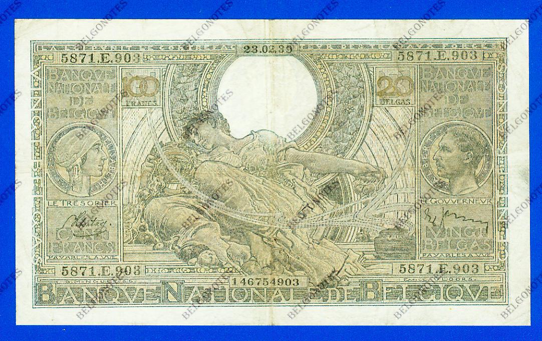 100 Francs Type Vloors 1939 * Lot 1902614903