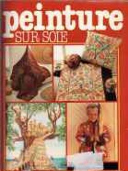 Peinture sur soie, (zijdeschilderen) 1985, met vier patroonb