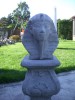 Foto 1 van Tuinbeelden Farao hoofd met zuil
