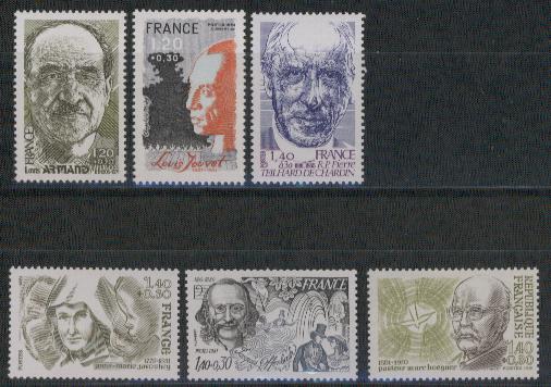 Frankrijk nrs:2148/53 postfris