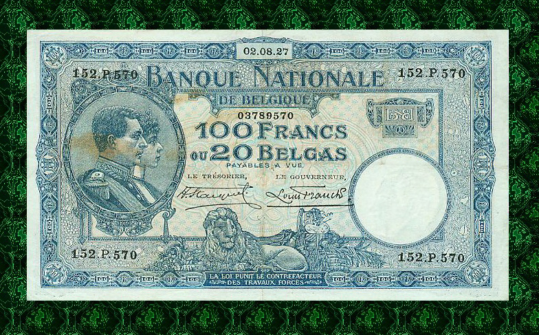 100 Francs Type Nat. reeks 1927*Lot 1902619570