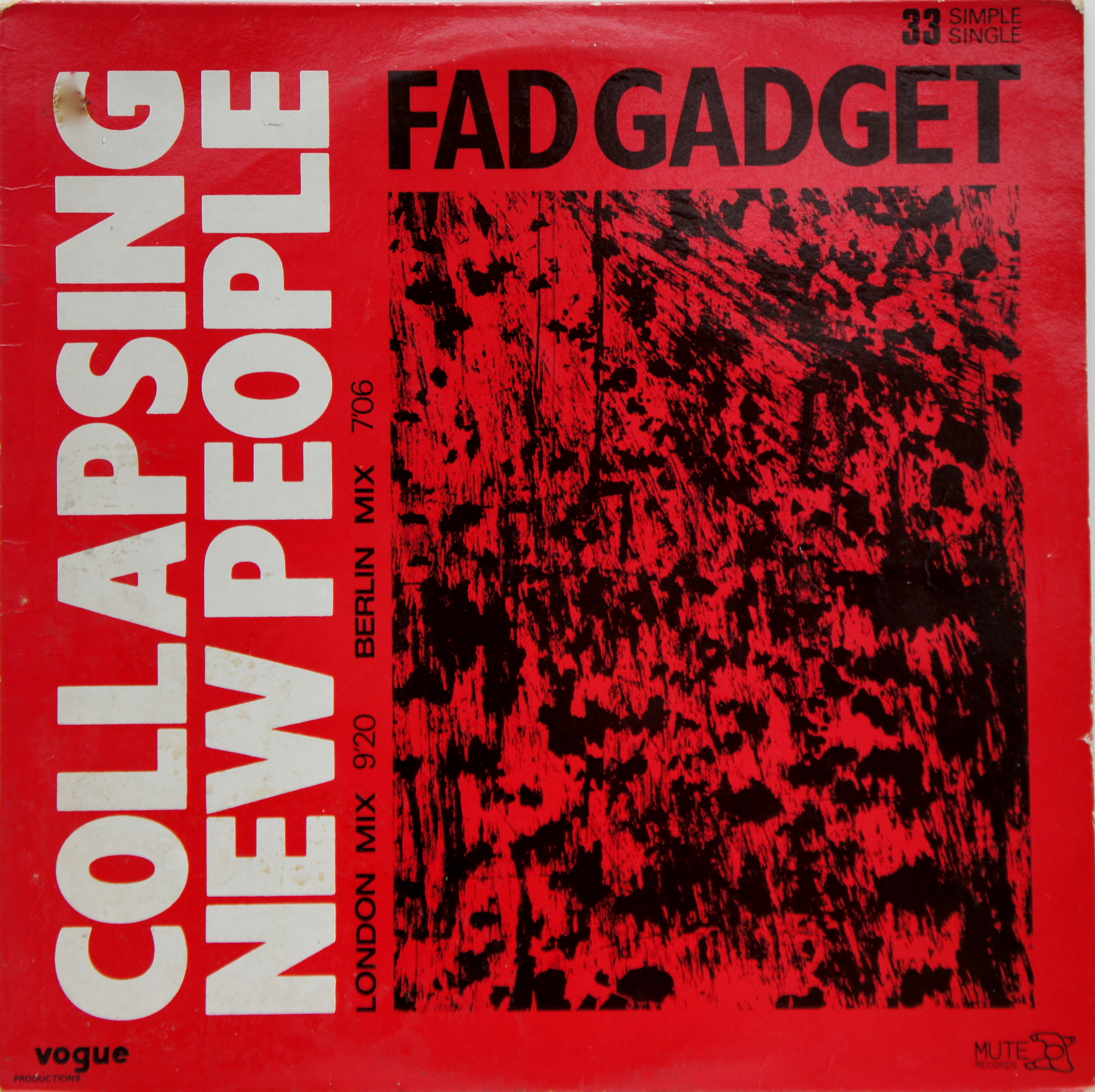 Fad Gadget - Collapsing New People 