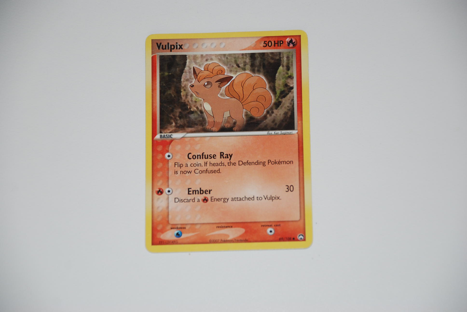 pokemon kaart vulpix