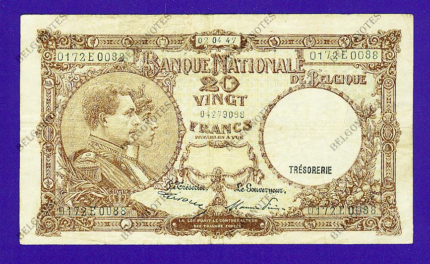 20 Francs Type '1919' *1947*Lot 1902610088