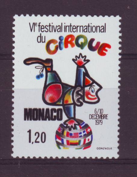 Monaco postfris nr. 1201