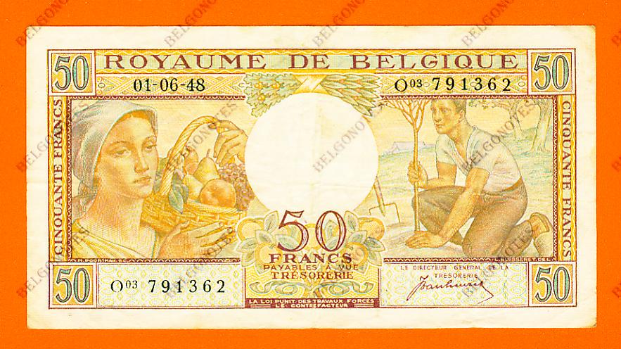 50 Francs Type Buisseret 01-06-1948* Lot 1902611362