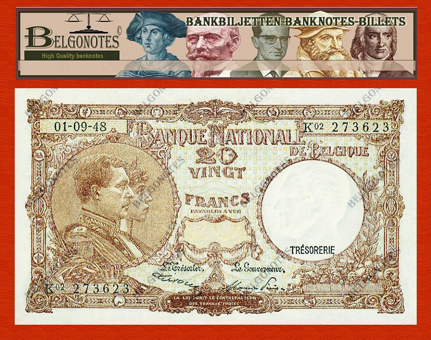 20 Francs Type '1919' **UNC**1948** Lot 1902613623