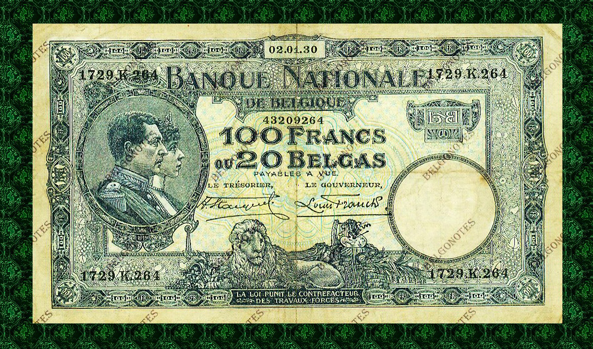 100 Francs Type Nat. reeks 1930*Lot 1902619264