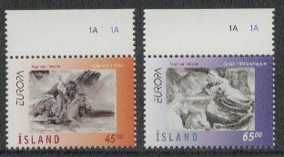Ysland yvertnrs: 825/26  postfris