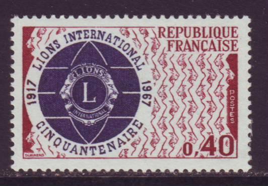 Frankrijk postfris102 Lions Club