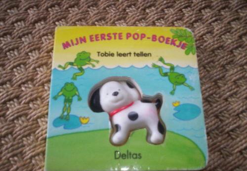 " TOP BOEK " Tobie leert tellen " mijn eerste pop-boekje"