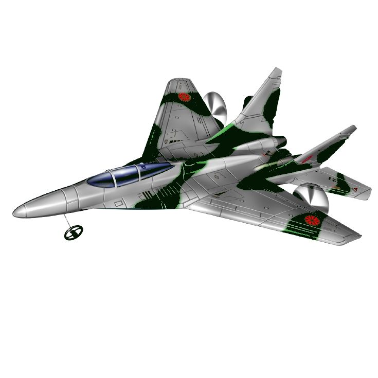 Silverlit X-Twin Miracle Camouflage Groen RC Vliegtuig