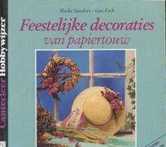 Feestelijke decoraties van papiertouw, Mieke Sand