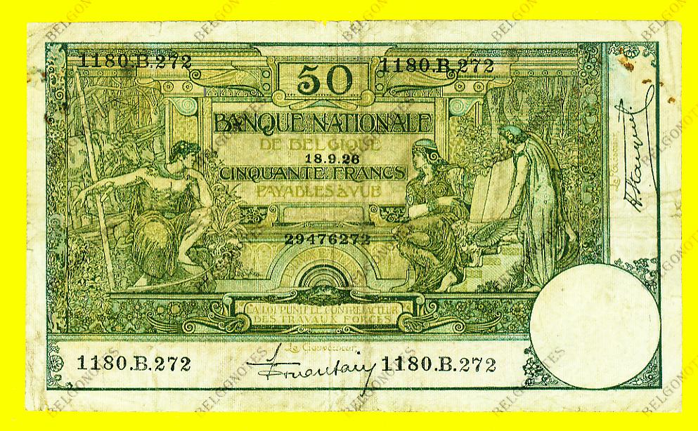50 Francs Type Montald 1926*Lot 1902611272